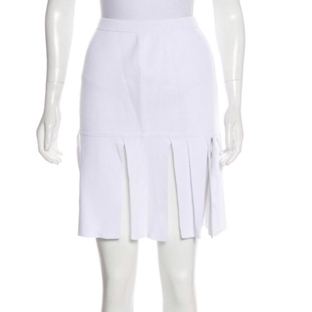 ‼️MOVING SALE - Must go‼️ 
Neil Barrett Beautiful White Skirt - So fun!!